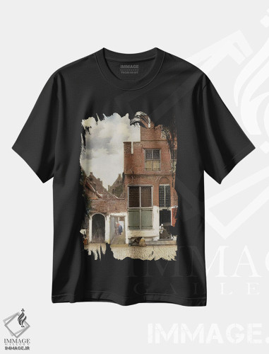 تیشرت طرح دار آثار یان ورمیر - immage.ir