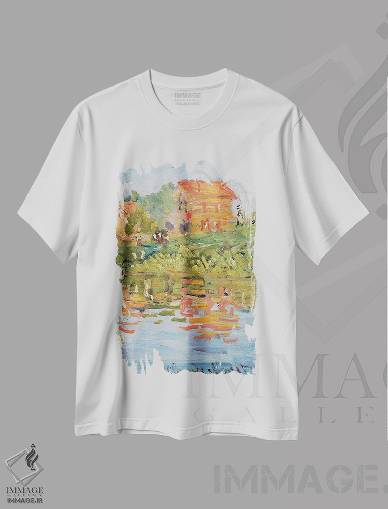تیشرت طرح دار آثار کلود مونه - فروشگاه ایماژ