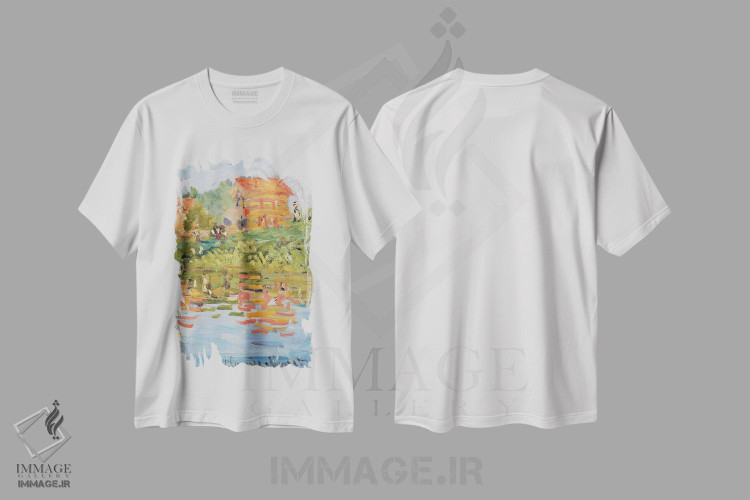 تیشرت طرح دار آثار کلود مونه - فروشگاه ایماژ