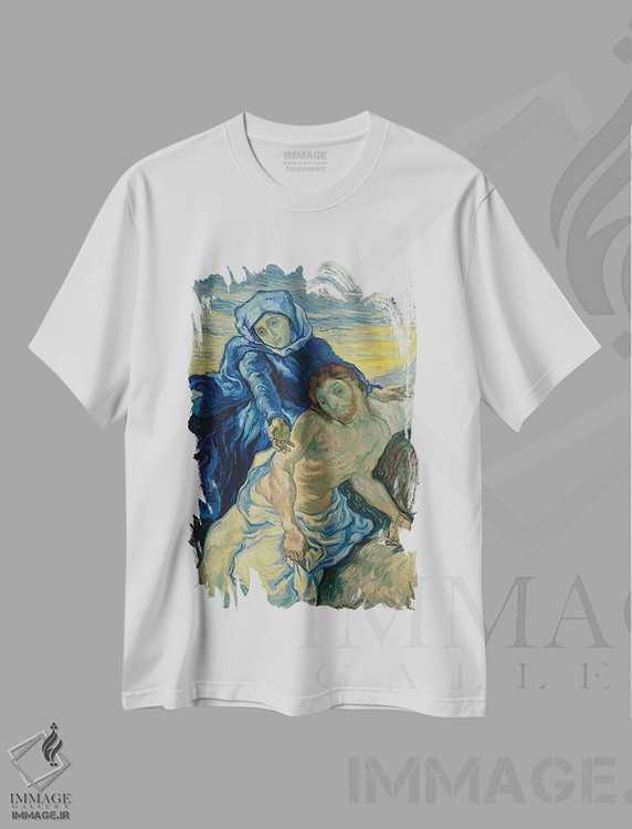 تیشرت طرح دار 1890,پیتا، ۱۸۹۰، هنر فاخر کلاسیک اثر ونسان ون گوگ | فروشگاه ایماژ