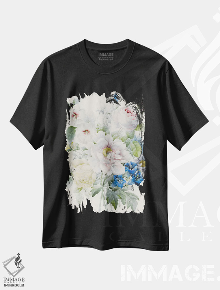 تیشرت طرح دار آثار پیر-ژوزف ردوت - immage.ir