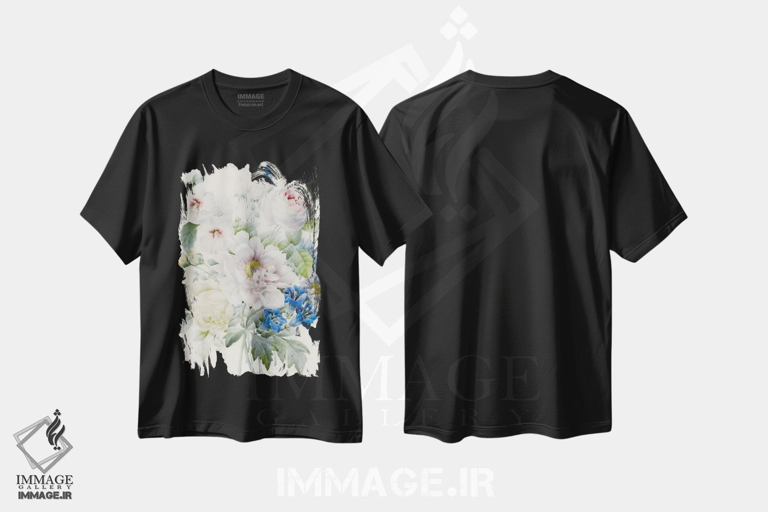 تیشرت طرح دار آثار پیر-ژوزف ردوت - immage.ir