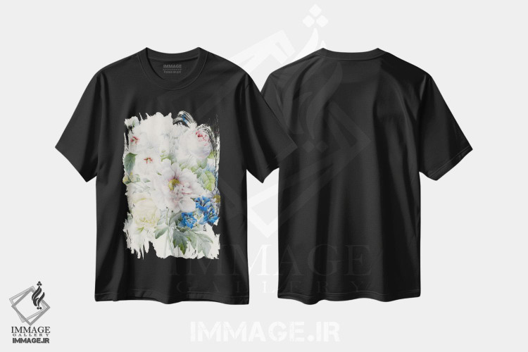 تیشرت طرح دار آثار پیر-ژوزف ردوت - immage.ir