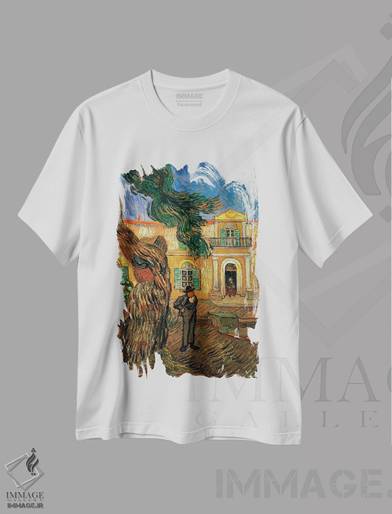 تیشرت طرح دار آثار ونسان ون گوگ - فروشگاه ایماژ