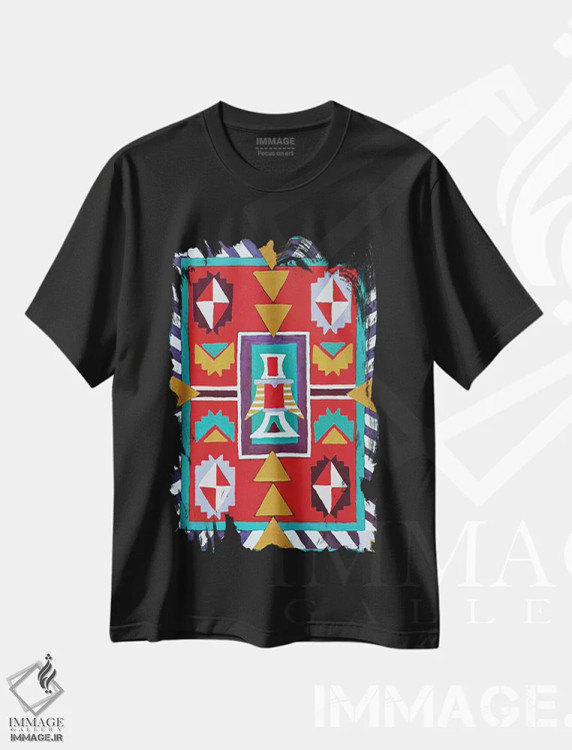 تیشرت طرح دار الهام قومی II اثر بریت بردال نیلسن | فروشگاه ایماژ