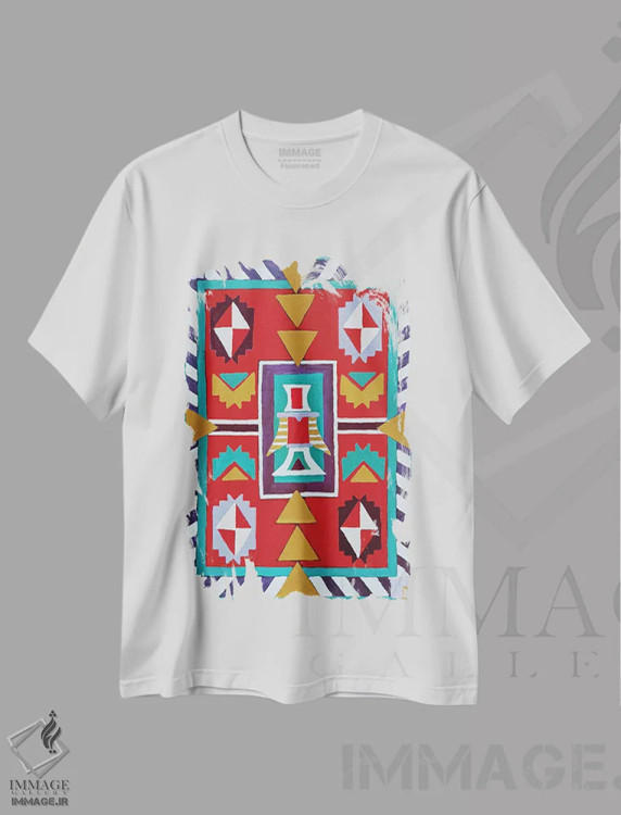 تیشرت طرح دار الهام قومی II اثر بریت بردال نیلسن | immage.ir
