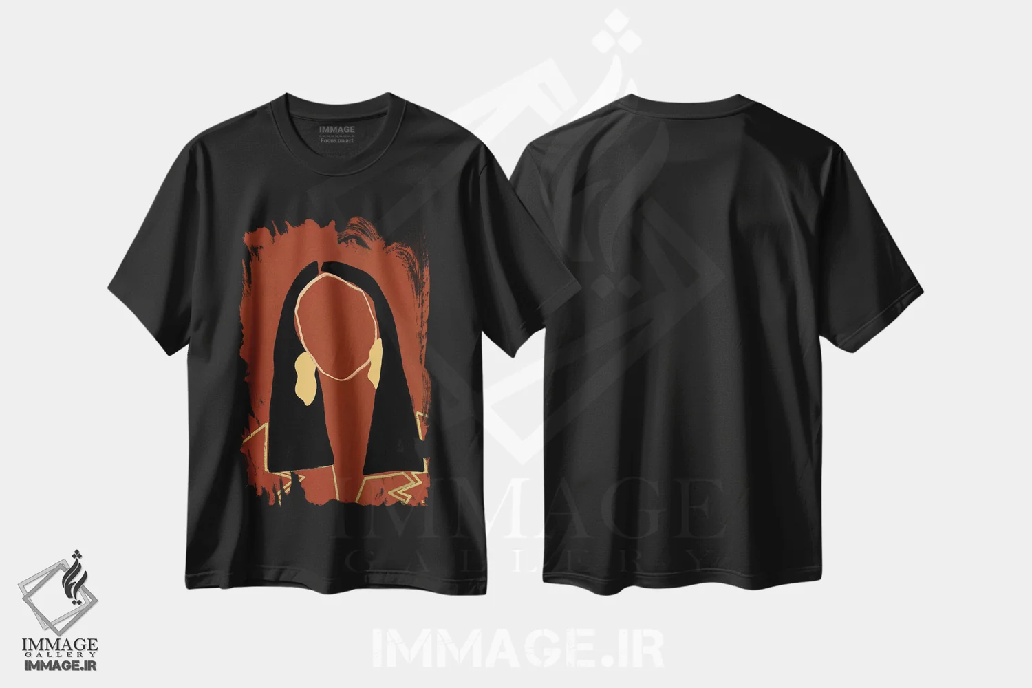 تیشرت مشکی طرح دار جوی، هنر آمریکایی آفریقایی تبار اثر بریا نیکول | immage.ir