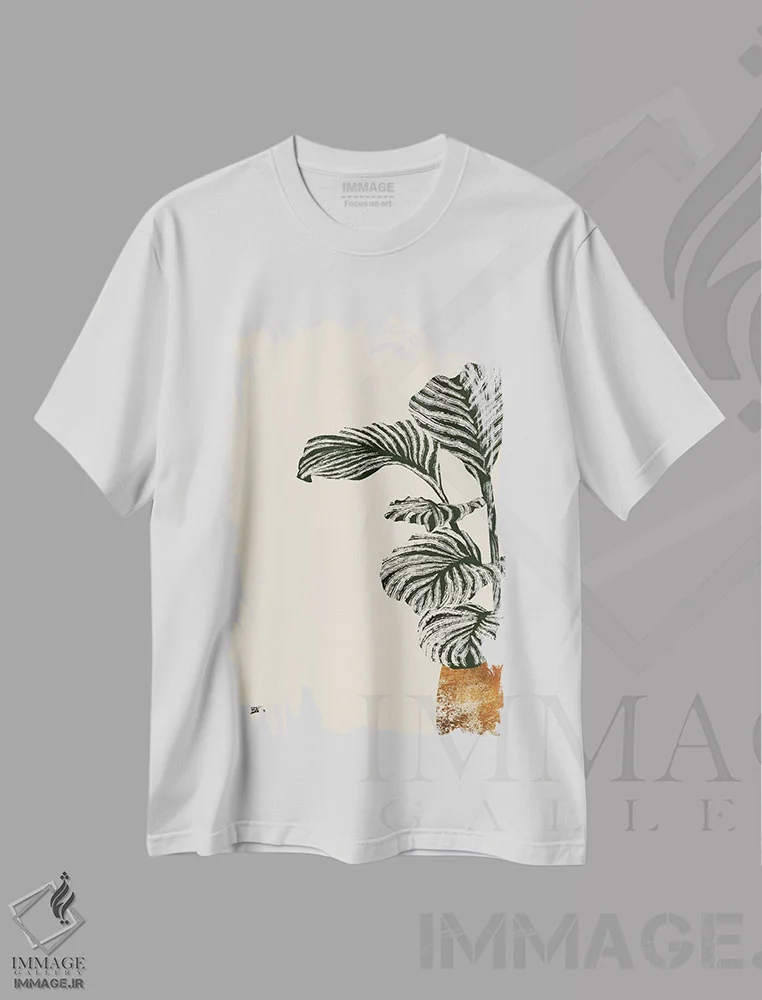تیشرت سفید طرح دار کالاس I، تزئینی اثر بریا نیکول | immage.ir