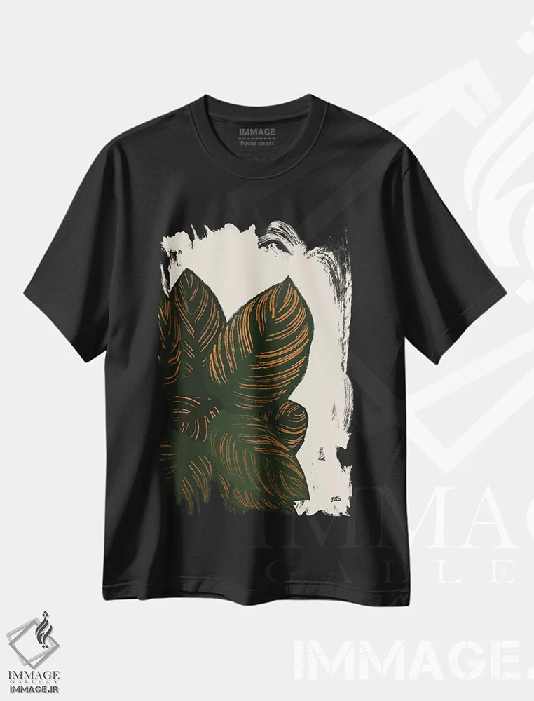 تیشرت مشکی طرح دار کالاس III، تزئینی اثر بریا نیکول | فروشگاه ایماژ