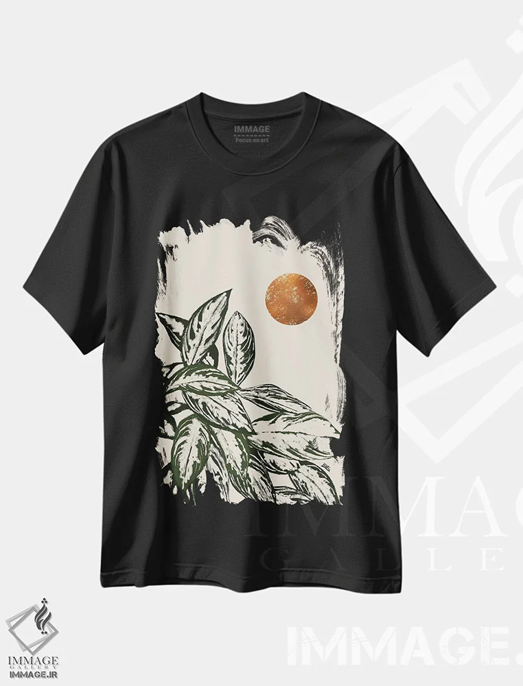 تیشرت مشکی طرح دار کالاس II، تزئینی اثر بریا نیکول | immage.ir