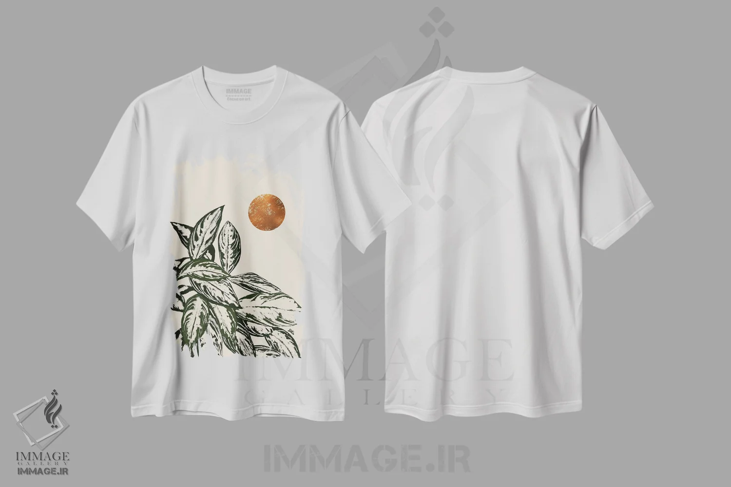 تیشرت سفید طرح دار کالاس II، تزئینی اثر بریا نیکول | فروشگاه ایماژ
