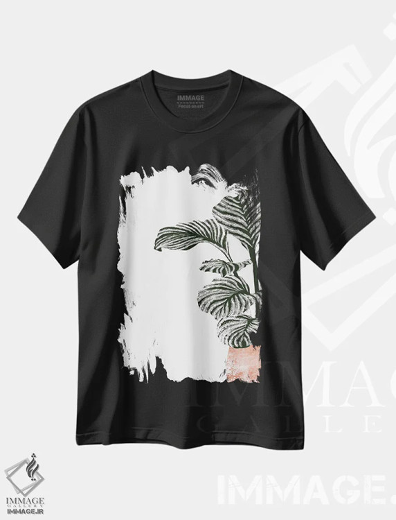 تیشرت مشکی طرح دار کالاس II، تزئینی اثر بریا نیکول | immage.ir