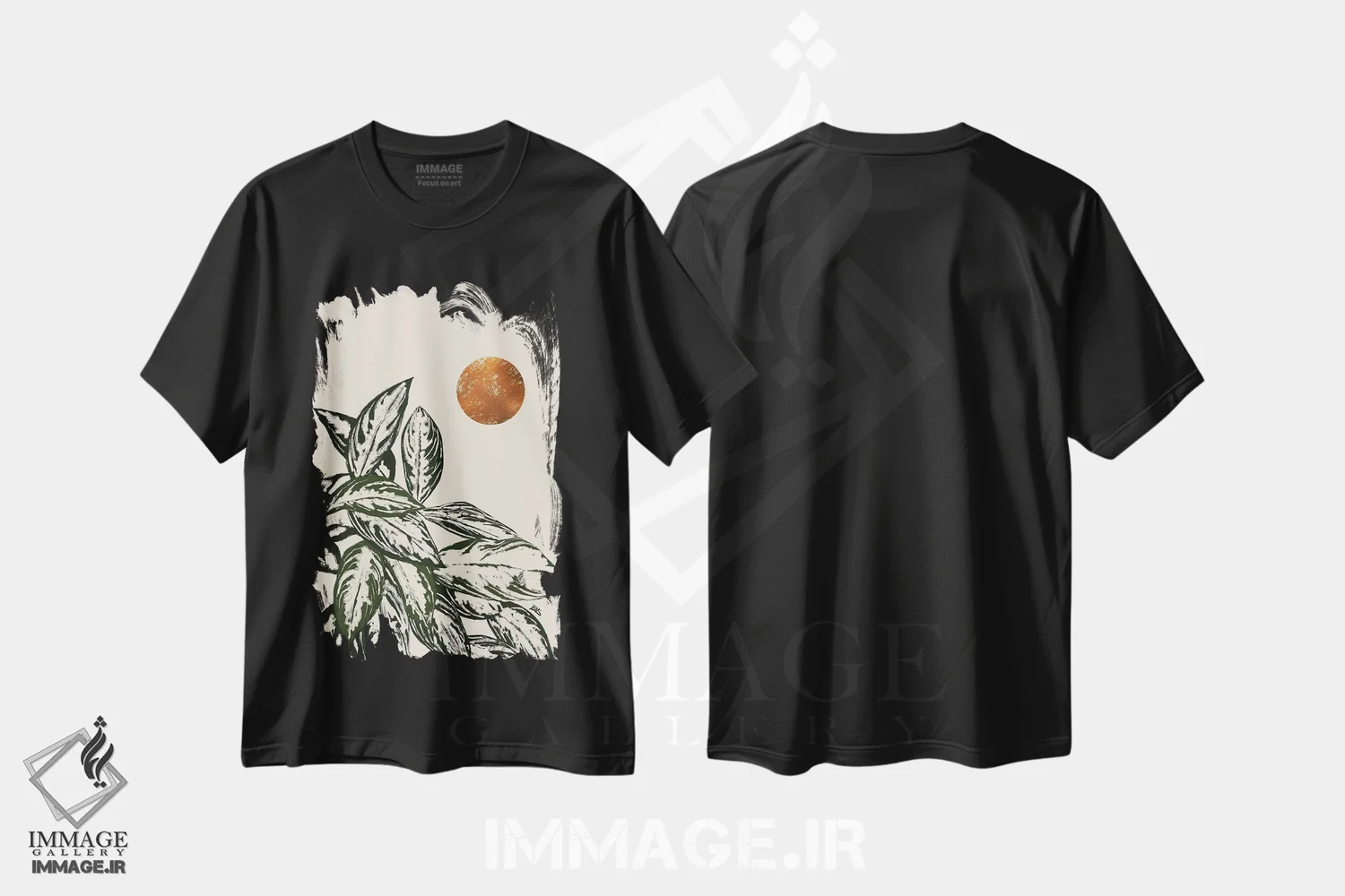 تیشرت مشکی طرح دار کالاس II، تزئینی اثر بریا نیکول | immage.ir