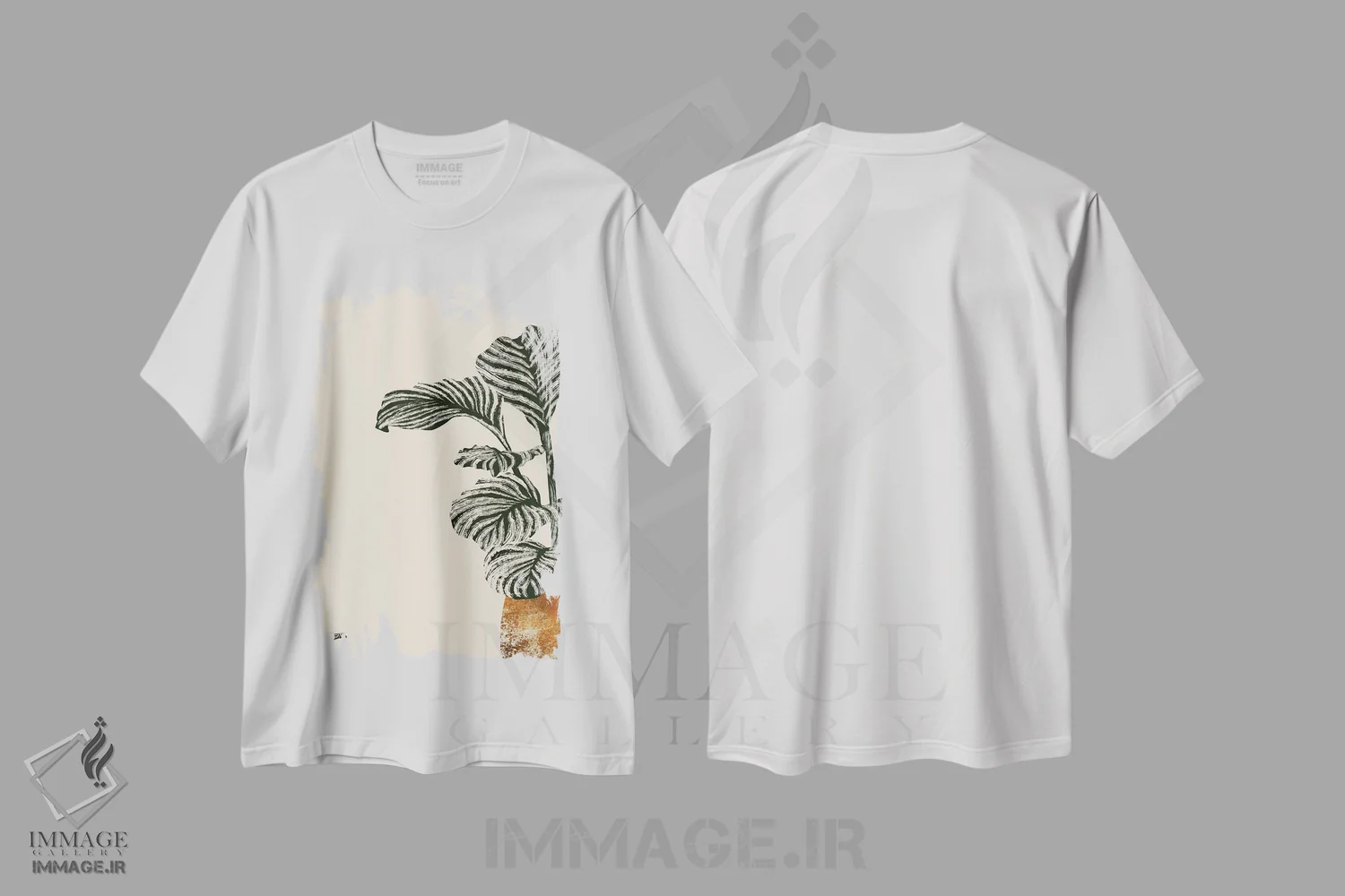 تیشرت سفید طرح دار کالاس I، تزئینی اثر بریا نیکول | immage.ir