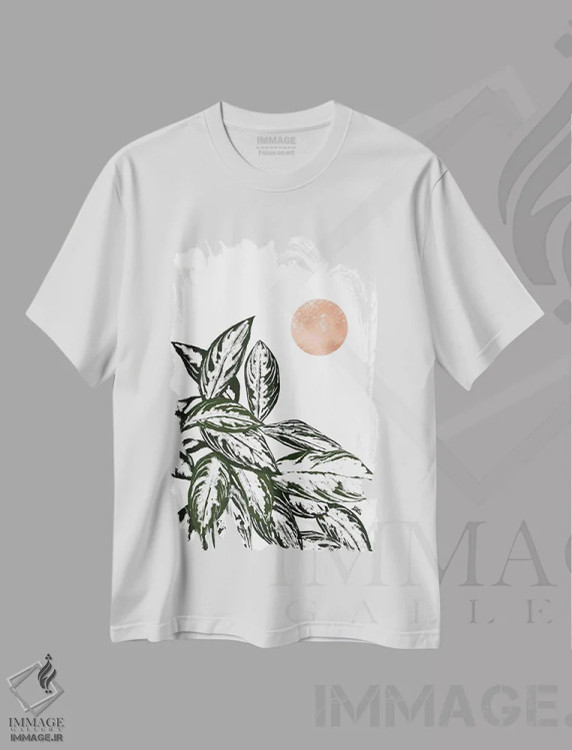تیشرت سفید طرح دار کالاس I، تزئینی اثر بریا نیکول | فروشگاه ایماژ