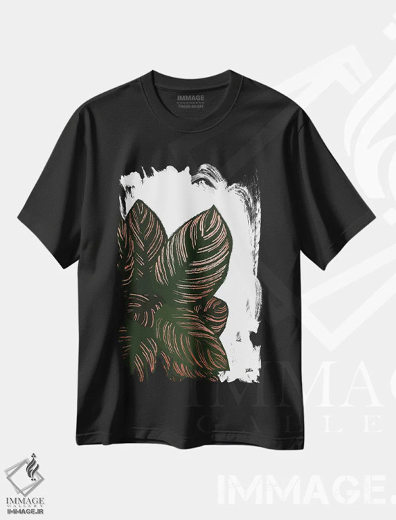 تیشرت مشکی طرح دار کالاس III، تزئینی اثر بریا نیکول | فروشگاه ایماژ