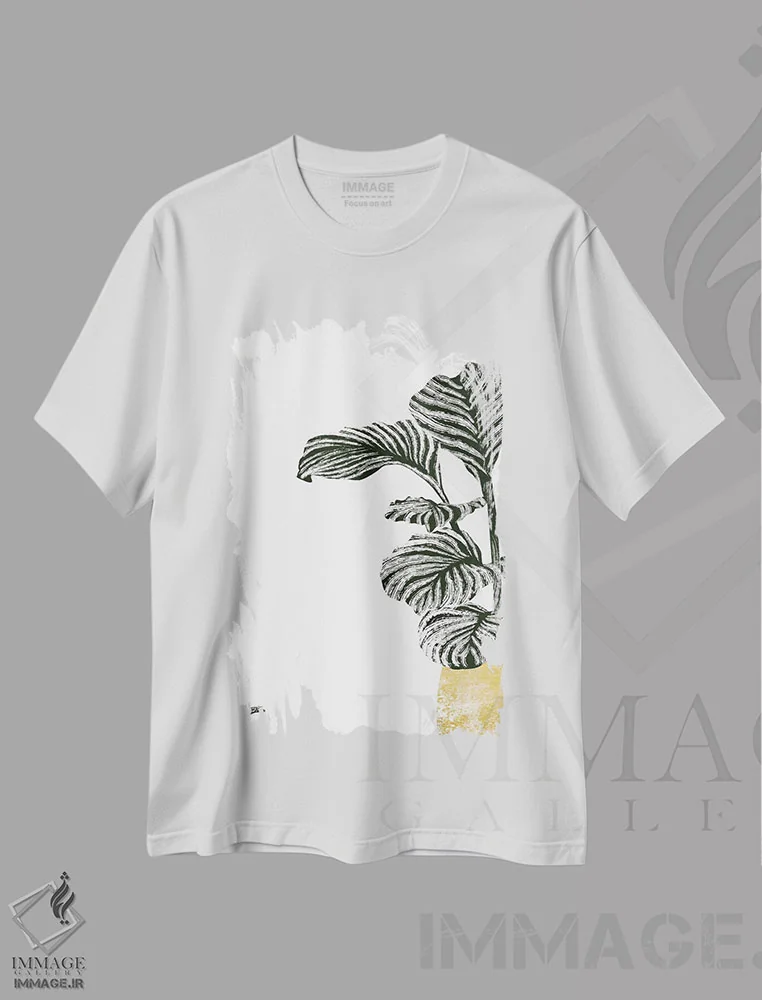 تیشرت سفید طرح دار کالاس I، تزئینی اثر بریا نیکول | immage.ir