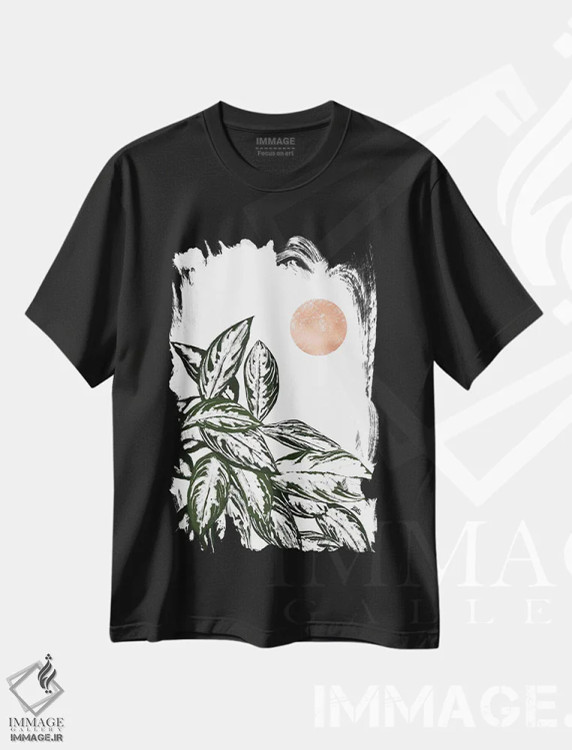 تیشرت مشکی طرح دار کالاس I، تزئینی اثر بریا نیکول | immage.ir