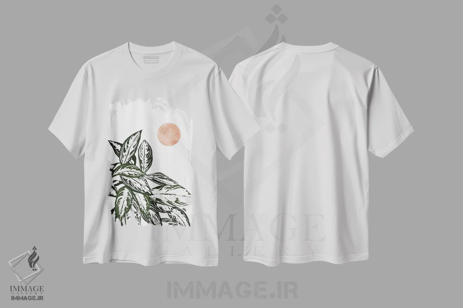 تیشرت سفید طرح دار کالاس I، تزئینی اثر بریا نیکول | فروشگاه ایماژ