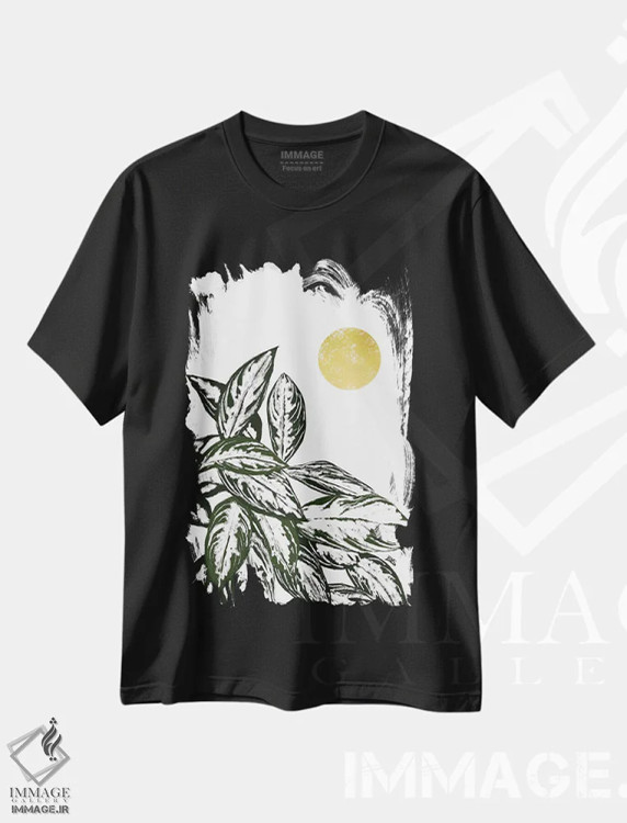 تیشرت مشکی طرح دار کالاس II، تزئینی اثر بریا نیکول | immage.ir