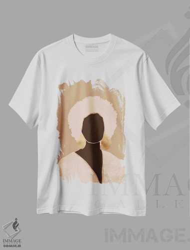 تیشرت سفید طرح دار پاتریشیا، هنر دیجیتال اثر بریا نیکول | فروشگاه ایماژ