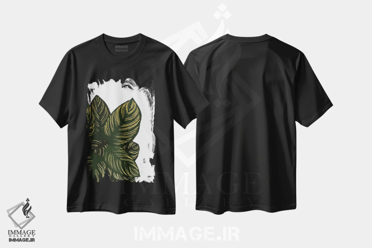 تیشرت مشکی طرح دار کالاس III، تزئینی اثر بریا نیکول | فروشگاه ایماژ