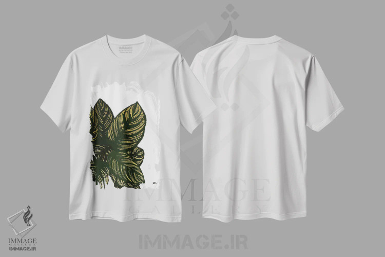 تیشرت سفید طرح دار کالاس III، تزئینی اثر بریا نیکول | immage.ir