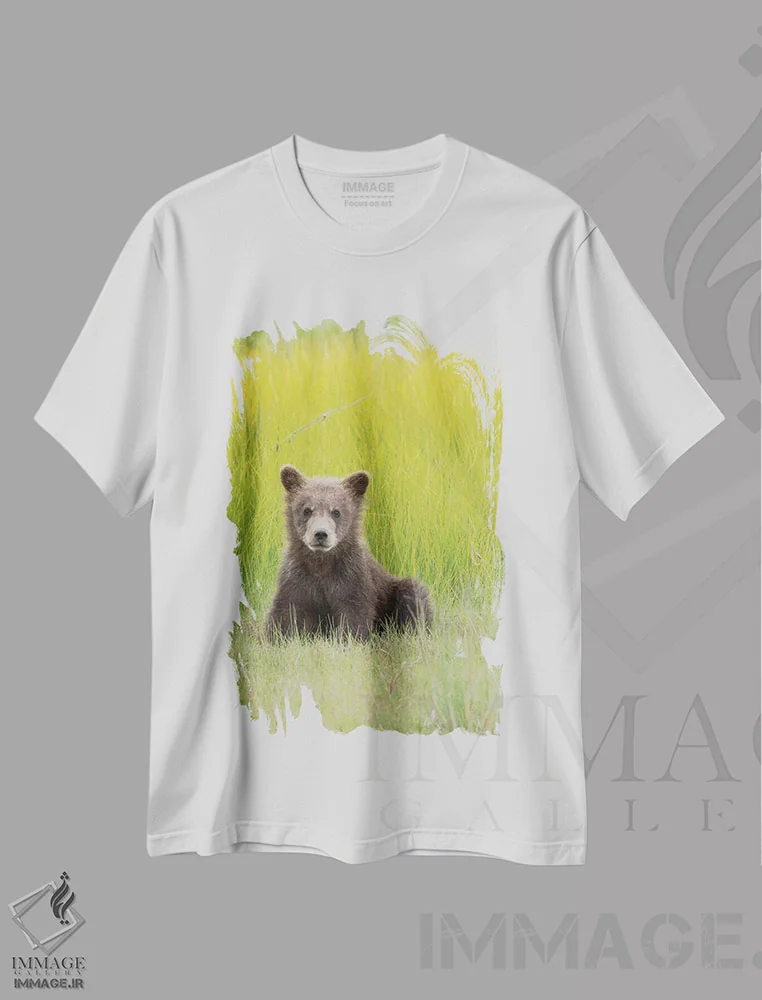 تیشرت سفید طرح دار آثار برندا ثارپ - immage.ir