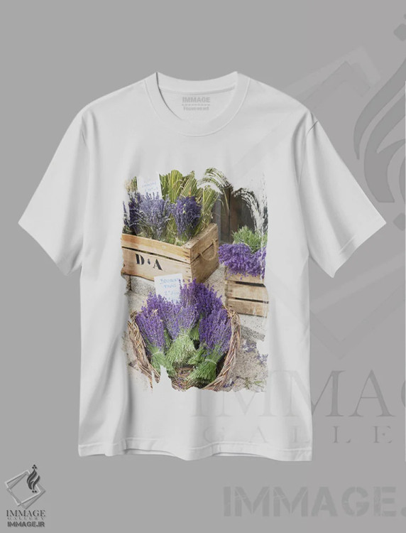 تیشرت سفید طرح دار آثار برندا ثارپ - فروشگاه ایماژ