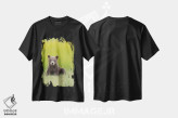تیشرت مشکی طرح دار آثار برندا ثارپ - فروشگاه ایماژ