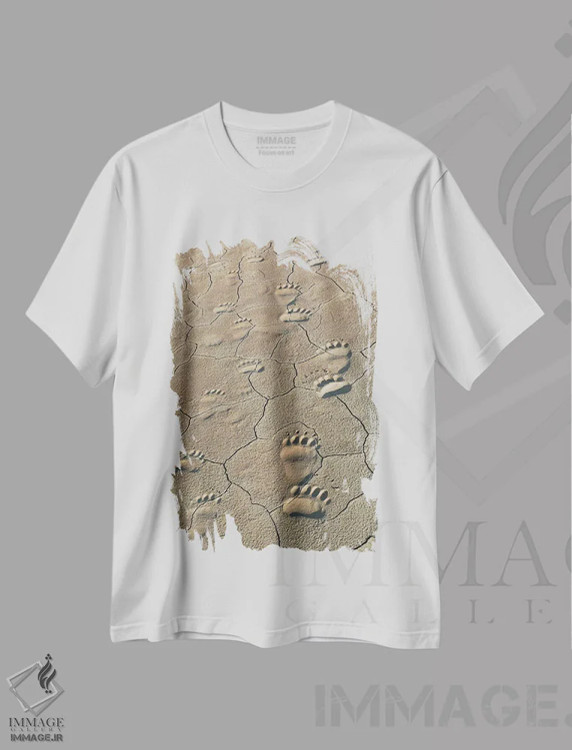 تیشرت سفید طرح دار آثار برندا ثارپ - فروشگاه ایماژ