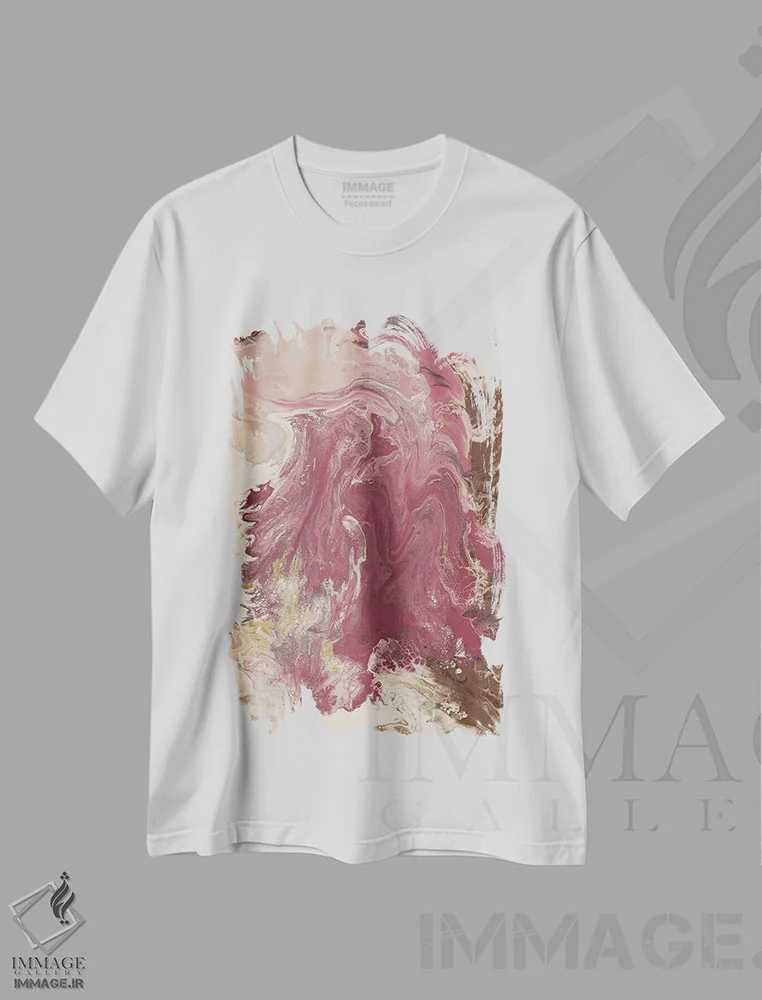 تیشرت سفید طرح دار ام۱۵۱ وی۳۱ اثر بن اشنایدر | immage.ir