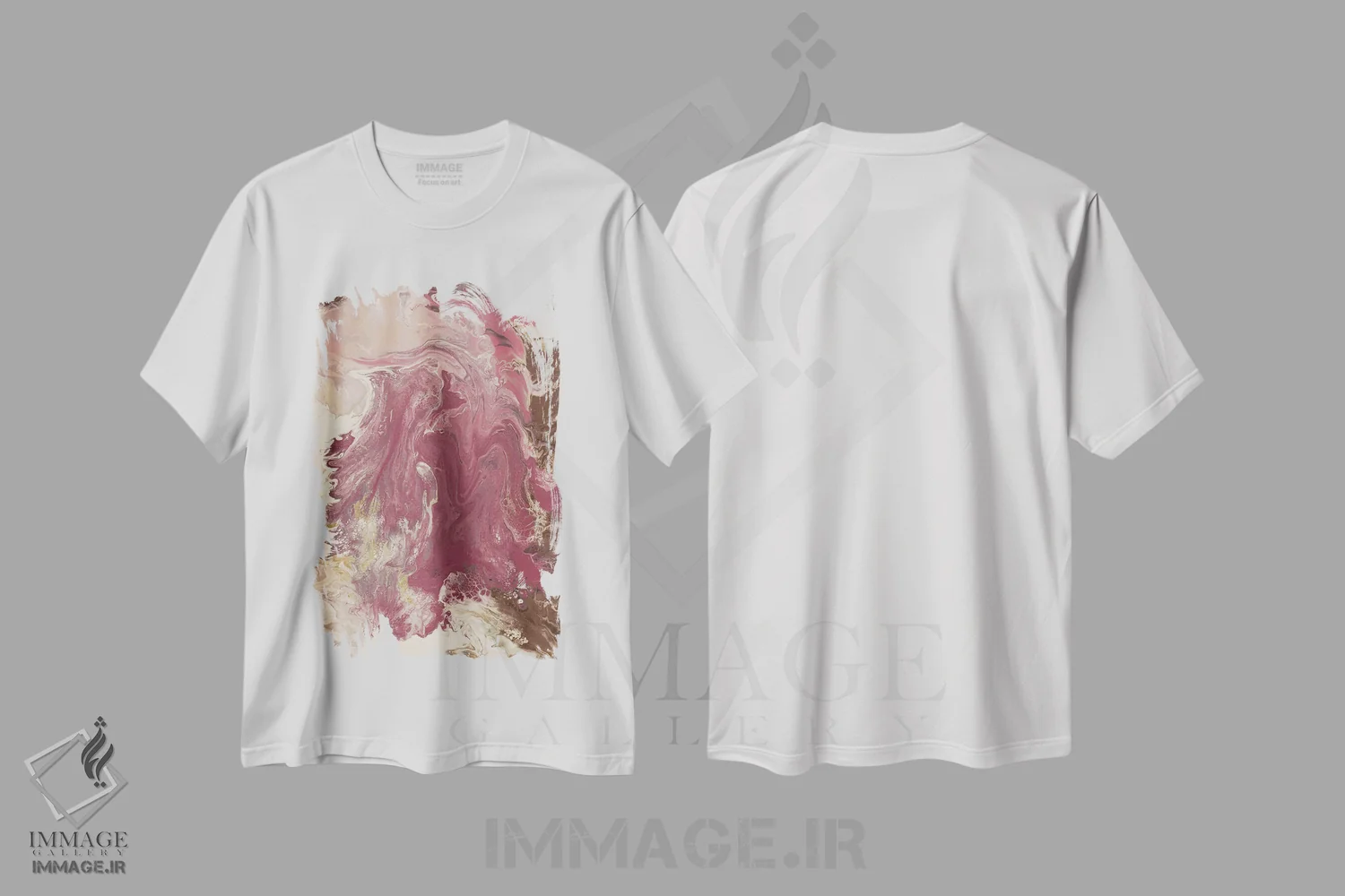 تیشرت سفید طرح دار ام۱۵۱ وی۳۱ اثر بن اشنایدر | immage.ir