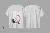 تیشرت سفید طرح دار پاندای کریسمسی، حیوانات کریسمسی اثر بگ نوز ورک | فروشگاه ایماژ