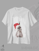 تیشرت سفید طرح دار بچه کانگورو کریسمسی، حیوانات کریسمسی اثر بگ نوز ورک | immage.ir