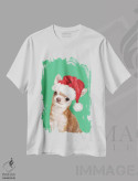 تیشرت سفید طرح دار چی واوا کریسمسی، حیوانات کریسمسی اثر بگ نوز ورک | immage.ir