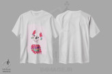 تیشرت سفید طرح دار باحال ترین لاما، تزئینی اثر بگ نوز ورک | فروشگاه ایماژ