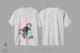 تیشرت سفید طرح دار کوآلای بازیگوش، تزئینی اثر بگ نوز ورک | فروشگاه ایماژ