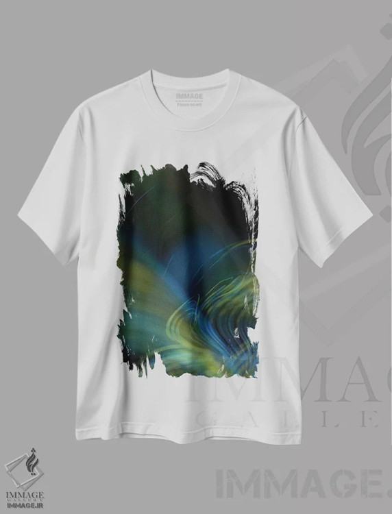 تیشرت سفید طرح دار جادو III اثر ۳۳ استخوان شکسته | فروشگاه ایماژ