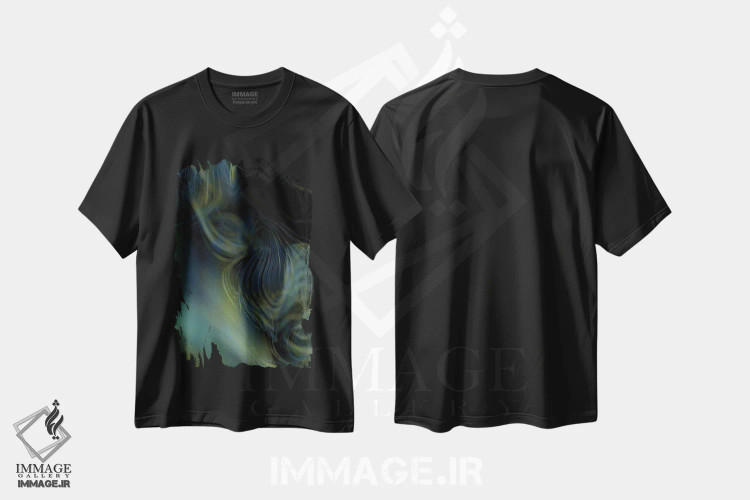 تیشرت مشکی طرح دار جادو II اثر ۳۳ استخوان شکسته | فروشگاه ایماژ