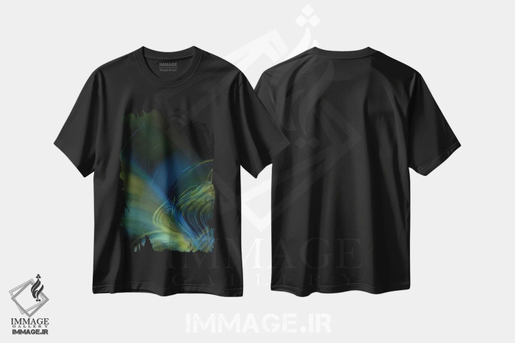 تیشرت مشکی طرح دار جادو III اثر ۳۳ استخوان شکسته | immage.ir