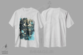 تیشرت سفید طرح دار جوهر دوران قرنطینه VI اثر ۳۳ استخوان شکسته | فروشگاه ایماژ