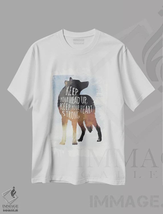 تیشرت سفید طرح دار آثار ۳۳ استخوان شکسته - فروشگاه ایماژ