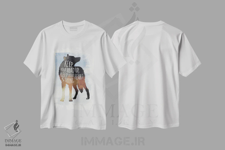 تیشرت سفید طرح دار آثار ۳۳ استخوان شکسته - فروشگاه ایماژ