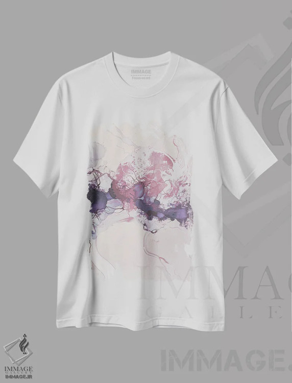 تیشرت سفید طرح دار رویاسرایی اثر ۳۳ استخوان شکسته | فروشگاه ایماژ