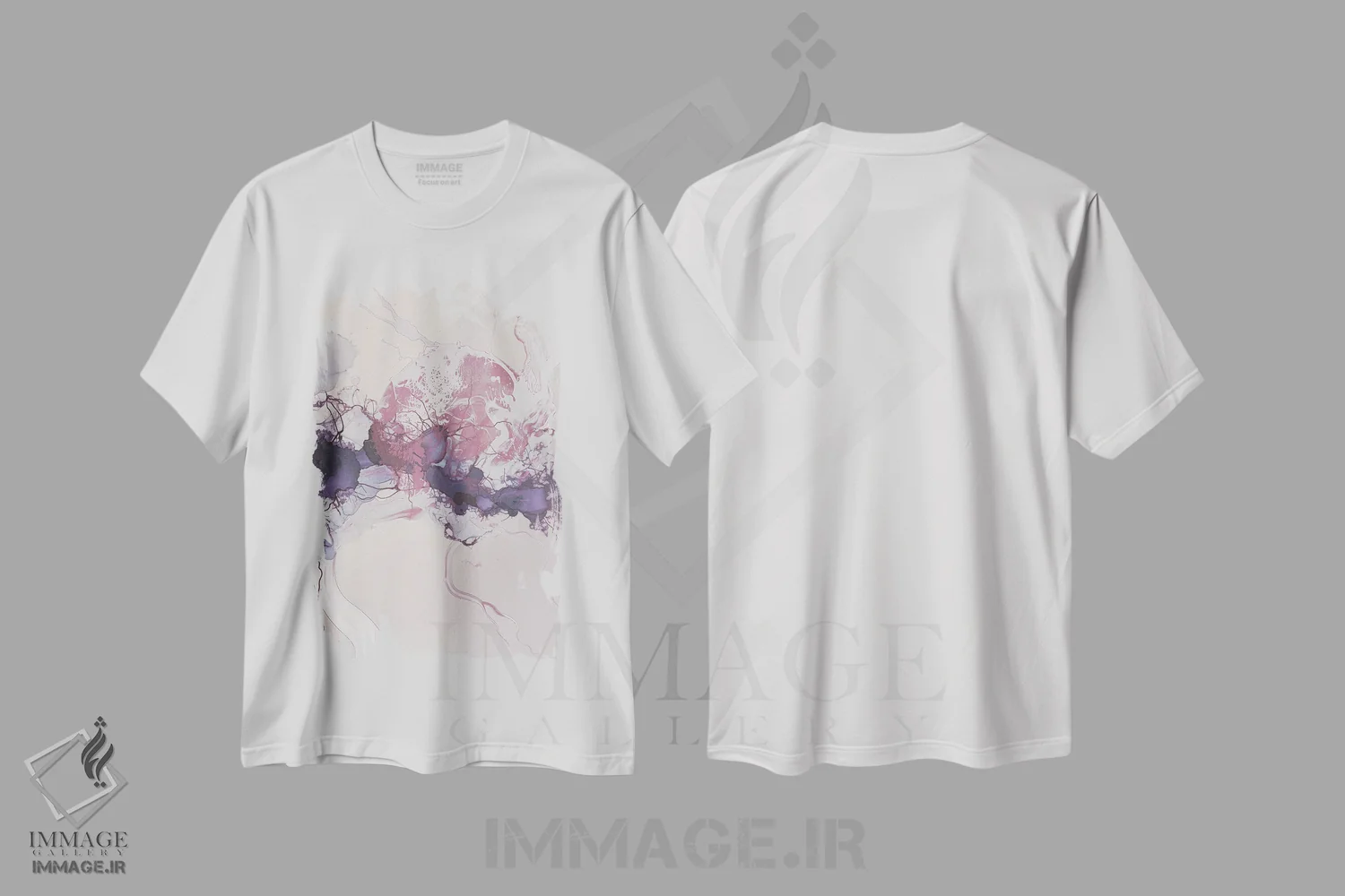 تیشرت سفید طرح دار رویاسرایی اثر ۳۳ استخوان شکسته | فروشگاه ایماژ