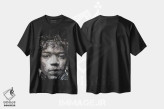 تیشرت مشکی طرح دار جیمی هندریکس، هنر فاخر معاصر اثر ساشا بوم | فروشگاه ایماژ