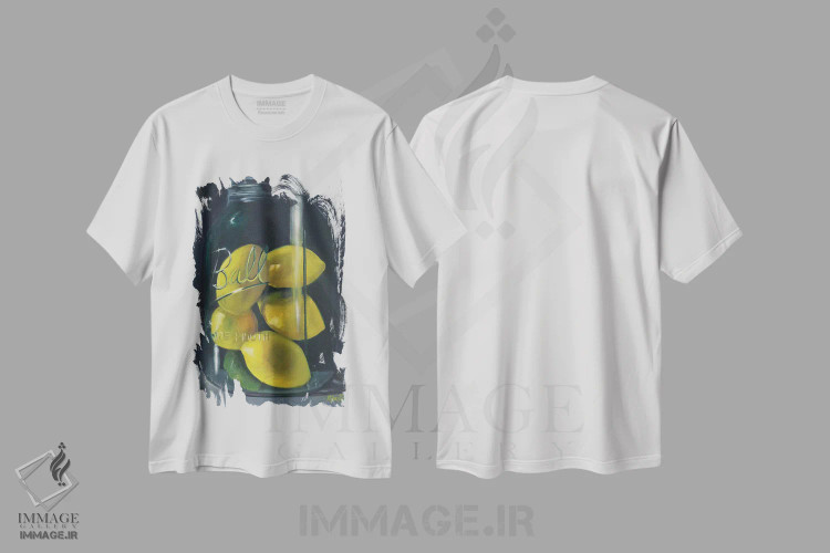 تیشرت سفید طرح دار لیموترش ها، دکور روستایی اثر مارنی بورک | immage.ir