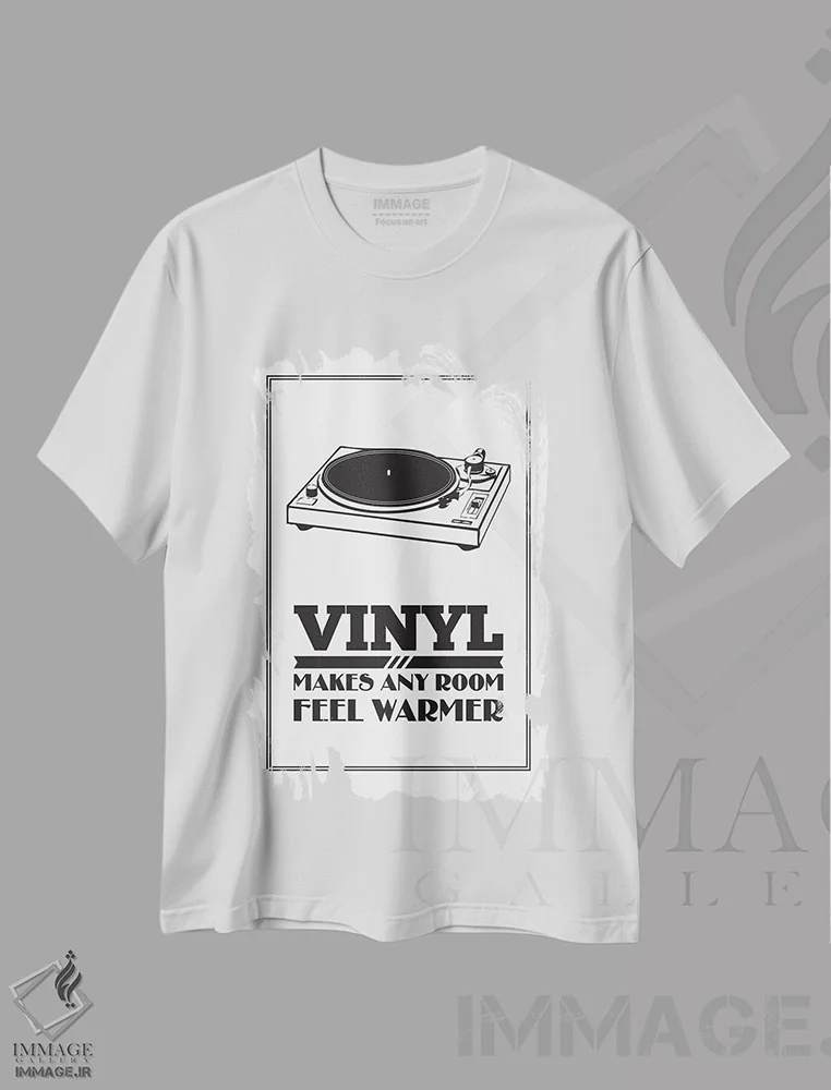 تیشرت سفید طرح دار آثار پرینت های بنتون پارک - immage.ir