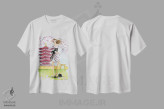 تیشرت سفید طرح دار توکیو، مدیوم اثر بلا پیلار | immage.ir